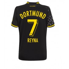 Borussia Dortmund Giovanni Reyna #7 Bortedrakt Kvinner 2022-23 Kortermet